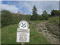 National Trust sign for Latterbarrow in LA22 0JG