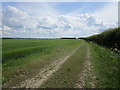 Bridleway to Thorpe le Fallows in Thorpe in the Fallows
