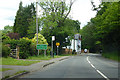 A4128 Missenden Road enters Prestwood in HP16 0HJ