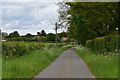 Cracks Lane approaching Friday Street in IP12 2RR