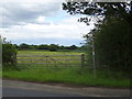 Field entrance and footpath off Parkgate Road (A540) in Saughall & Mollington Ward