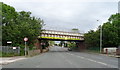Railway bridge over the A552 in CH43 3AD