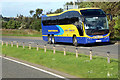 Plaxton Elite Coach on the A92 at Newtonhill in AB39 3PG