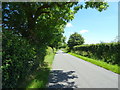 Minor road towards Priest Bridge in WR9 7EQ