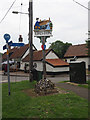 Griston Village sign in IP25 6YU