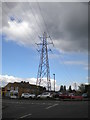 Pylon close to Chellaston Road, Shelton Lock in DE24 9FD