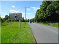 Approaching a roundabout on Warwick Highway (A4189), Redditch in B98 0AJ