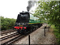 34081 runs round its train at Yarwell Junction in Sibson-cum-Stibbington