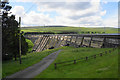 The dam of Baitings Reservoir in HX6 4LL