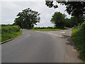 Rural  road junction in NR17 1DG