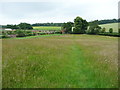 Footpath across a meadow, St Paul's Walden in SG4 8AB