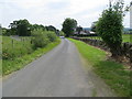 Minor road approaching Mains of Creuchies in PH11 8LG