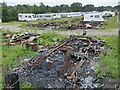 Accident or vandalism at Ainmoor Grange Caravan Park? in DE55 6ES