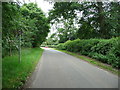 Road from the church to the White Horse, Southill in SG18 9LH