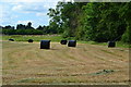 Bales in field near Oaklands Farm in SO51 0LU