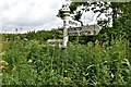 Cucklington: Signpost at the Tinker's Lane crossroads in BA9 9QF