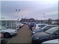 Car park of St James Retail Park in Dumbarton