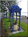 Cast iron fountain canopy at Kirn in PA23 8LP
