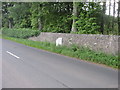 Milestone on the B941 in KY9 1JX