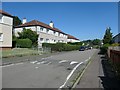 Houses on the north side of Berneray Street, Glasgow in G22 7SD
