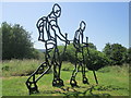 Ramblers artwork near to Ferraro Close in TW5 0RT