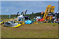 Armada kite surfing festival, on the dunes at Skegness in PE25 3HR