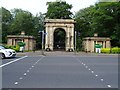Gateway and lodges to Haigh Hall Park in WN1 2NU