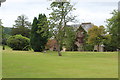 The grounds of Llanwenarth House in NP7 9RU