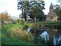 Putley Church in autumn in HR8 2QW