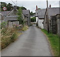 20 sign, Coedmore Lane, Adpar, Ceredigion in SA38 9ED