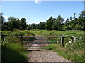 Gated farm track (footpath) off the B1004 in SG12 8TB