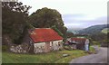Rural buildings, looking up the Loughor valley in SA31 2EY