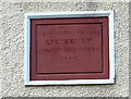 Date stone of the Methodist Church, Llancloudy in HR2 8QP
