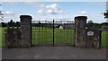 St Briavels war memorial gates in GL15 6TG