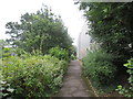 Public footpath, Leatherhead in KT22 7NN