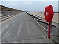 Lifebelt on Prestatyn promenade in LL19 7UZ