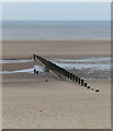 Groyne on Ffrith Beach in LL19 7BH