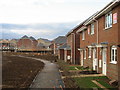 Edge of the estate (Burghfield Walk) in RG22 5FD