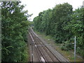 Railway towards London in SG14 2PW