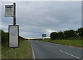 Bus stop along the A174 at Mickleby Hole in TS13 5NB