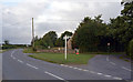 Junction of Fernham Road and King's Lane, Longcot in SN7 7TZ