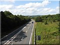 The A361 near Bishop's Nympton in EX36 4DX
