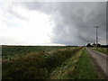 Storm over Middle Drove in PE12 9NE