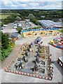 View over mini-diggers at Folly Farm in SA68 0XA