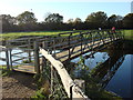 Footbridge over the River Stour in CO10 7HJ