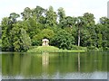 Doric Temple and Bowood Lake in SN11 9NA