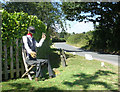 A Well Dressed Scarecrow in RG26 5EJ