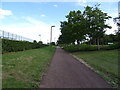 Cycle path beside Great Monks Street in MK8 8HN