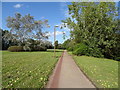 Cycle path beside Dansteed Way in Bradwell