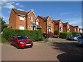 Houses on Brill Place, Bradwell Common, Milton Keynes in Bradwell
